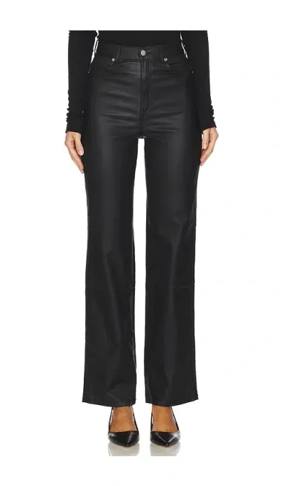 Dr Denim Moxy Straight Pant In Black Metal