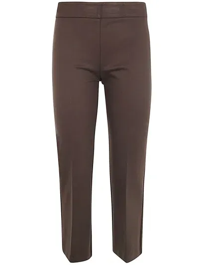 Drhope Gym Flare Trousers In Brown