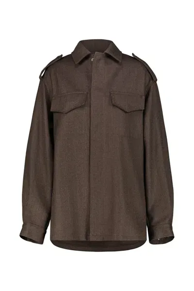 Drhope Shirt Jacket In Moro