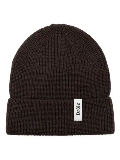 Drôle De Monsieur Le Bonnet Drôle Beanie Hat In Braun