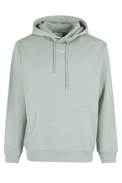 Drôle De Monsieur Le Hoodie Slogan Classique In Wg Water Green