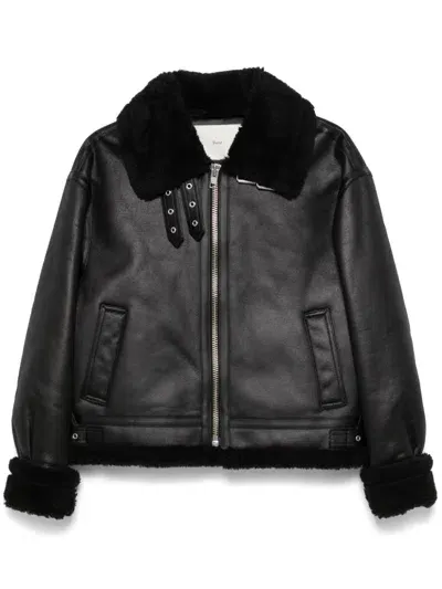 Dunst Shearling Jacket In Black