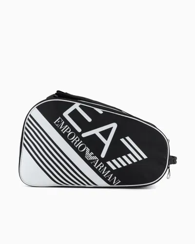 Ea7 Backpack With Padel Racket Pockets In Black