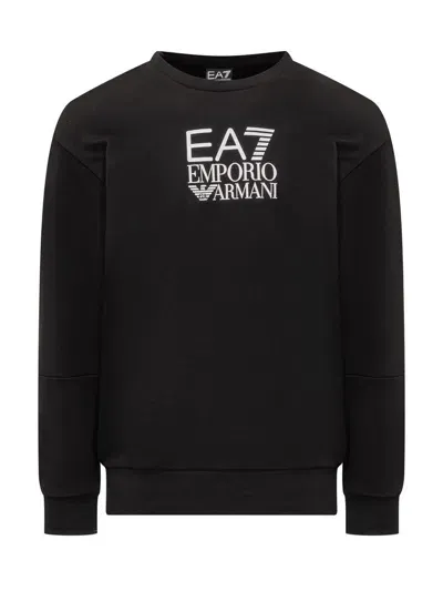 Ea7 Emporio Armani Sweatshirt In Black