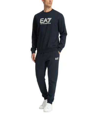 Ea7 Tracksuit In Blue