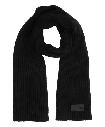 Ea7 Wool Scarf In Black