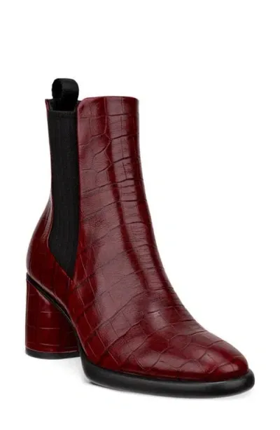 Ecco Sculpted Lx 55 Chelsea Boot In Brick