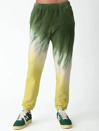 Electric & Rose Siesta Tie-dye Track Pants In Green