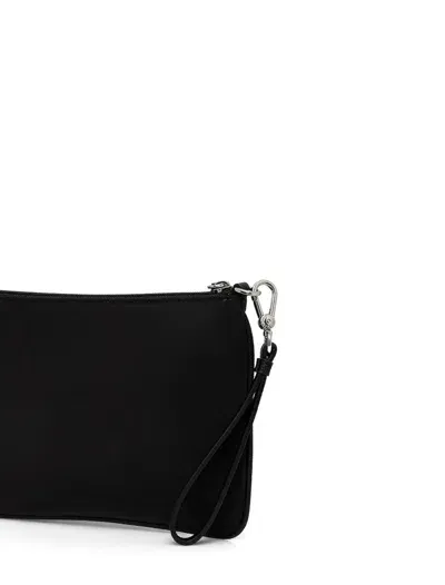 Emporio Armani Nylon Pouch In Black