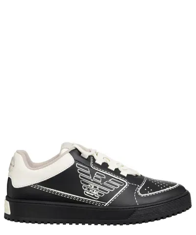 Emporio Armani Sneakers In Black