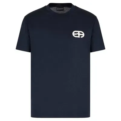 Emporio Armani T-shirts In Blue