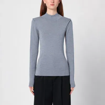 Erika Cavallini Marianna Grey Turtleneck Sweater