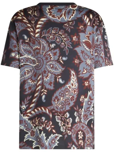 Etro Multicolored Paisley-print T-shirt