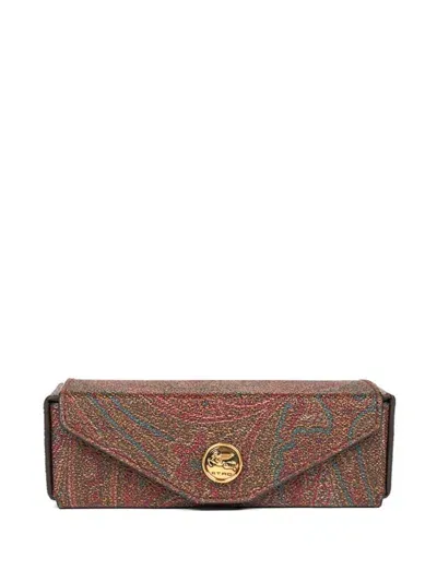 Etro Paisley-print Domino Game In Brown