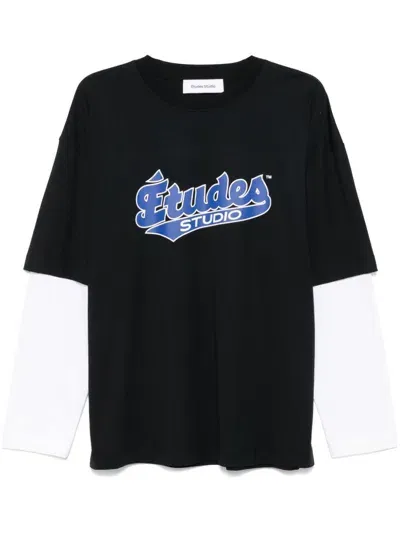 Etudes Studio Baseball T-shirt In Black