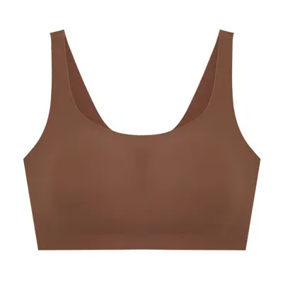 Evelyn & Bobbie Women's Neutrals Bobbie Scoop Bra In Clay In Brown