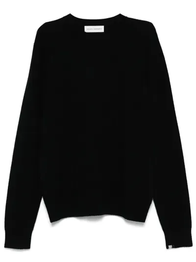 Extreme Cashmere Decorative-stitching Sweater In Black