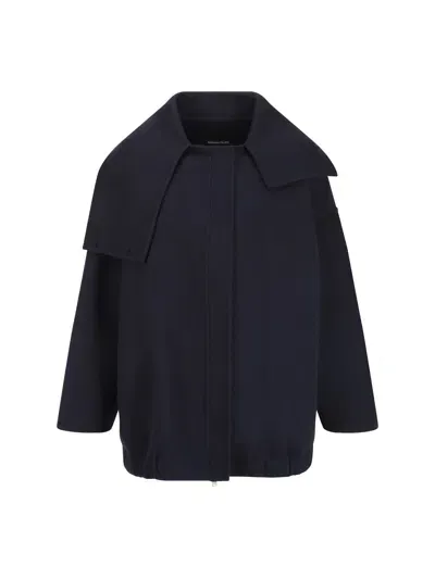 Fabiana Filippi Coat In Blu Notte