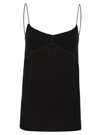 Fabiana Filippi Top Nero In Black