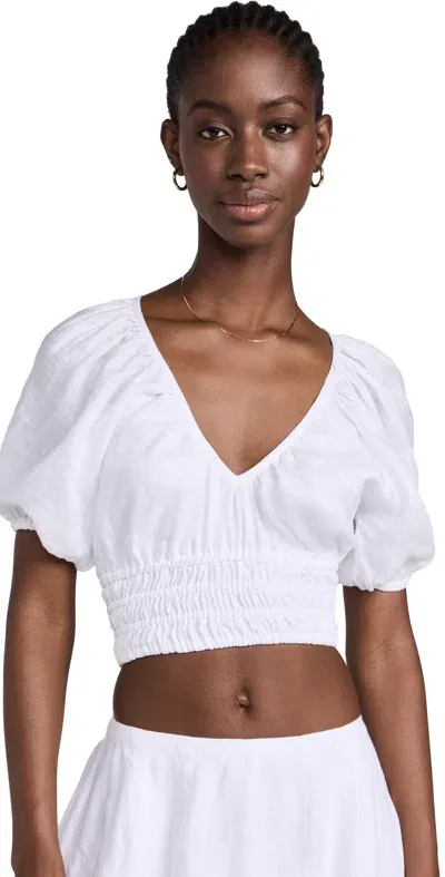 Faithfull The Brand Geriba Top White