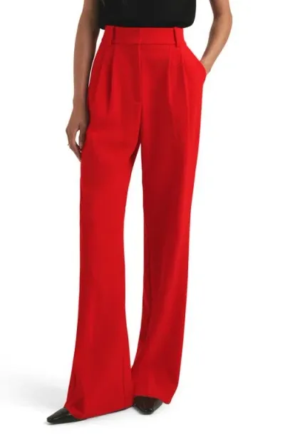 Favorite Daughter The Favorite Pant Pleat Pants In Pomodoro