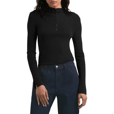 Favorite Daughter The Jackie Merino Wool Sweater In Black