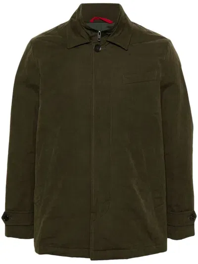 Fay Padded Jacket In Green