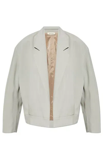 Fear Of God Notch Lapel Jacket In Grey