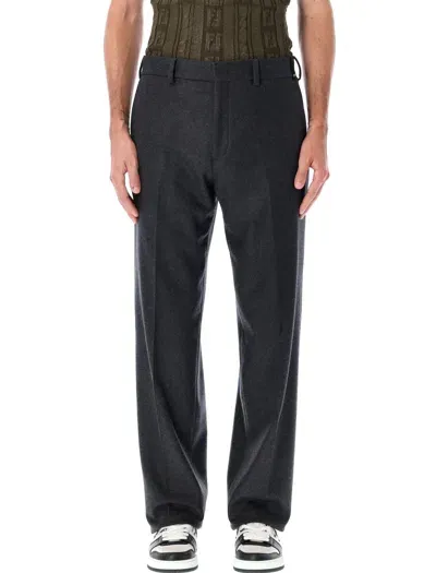 Fendi Cashmere Trousers In Black