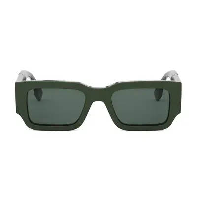 Fendi Fe40131i  Diagonal 96n Verde Scuro Glasses