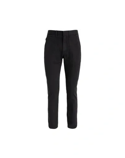 Fendi Mid Rise Straight Leg Chino Trousers In Black