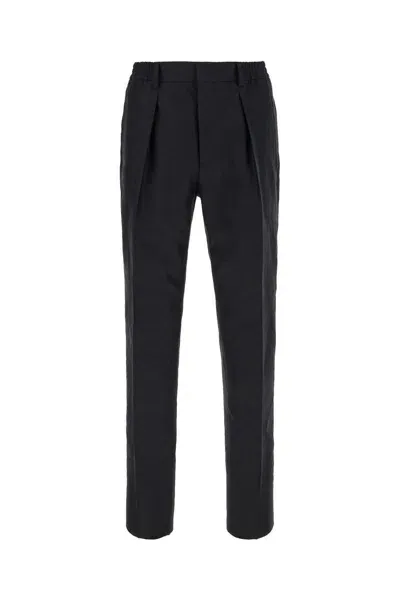 Fendi Trousers In Black