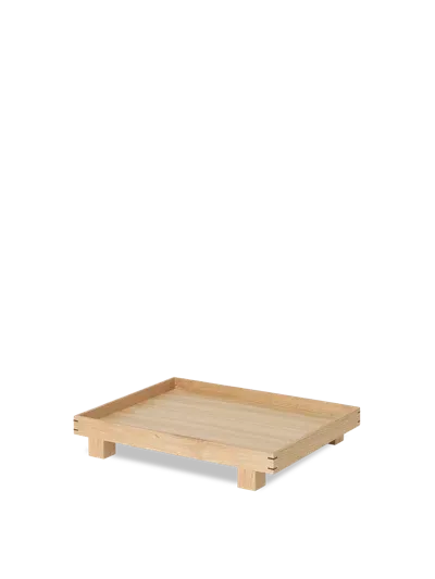 Ferm Living Bon Wooden Tray In Neutral