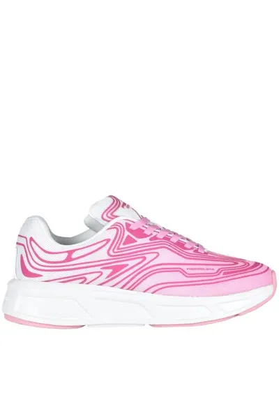 Fessura Runflex Techno Fabric Sneakers In Pink