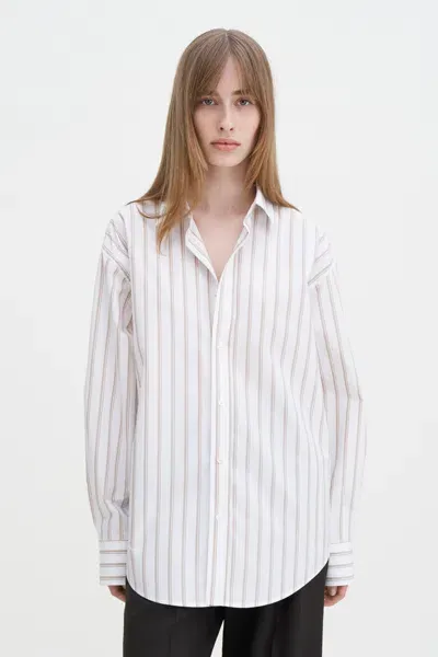 Filippa K Classic Poplin Shirt In White