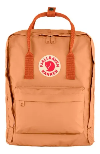 Fjall Raven Fjällräven Kånken Water Resistant Backpack In Peach Sand - Terracotta Brown