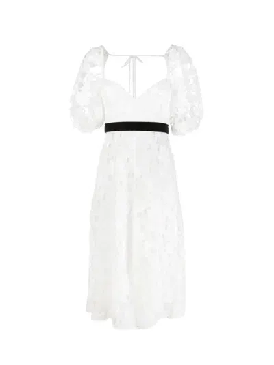 For Love &amp; Lemons Marlene Midi Dress In White