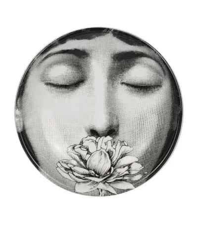 Fornasetti Tema E Variazioni No. 393 Ashtray In White