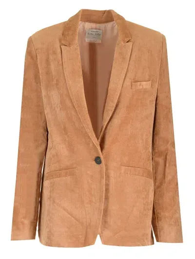 Forte Forte Corduroy Blazer In Braun