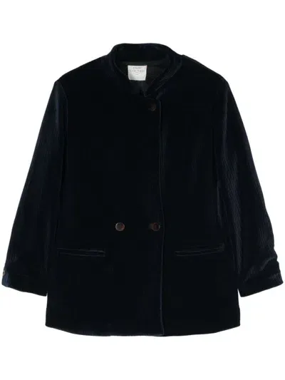 Forte Forte Courduroy Short Coat In Blue