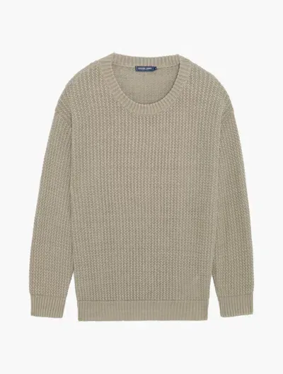 Frescobol Carioca Jardim Linen Sweater In Beige