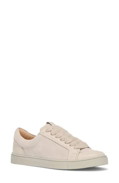 Frye Ivy Mixed Leather Low-top Sneakers In Ivory - Suede Leather