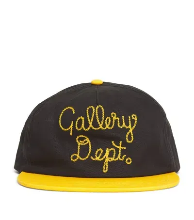 Gallery Dept. Embroidered-logo Baseball Cap In Black