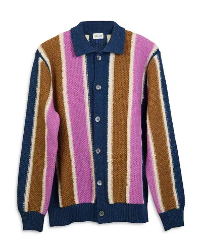 Gallia Knitted Donegal Wool Cardigan In Fort