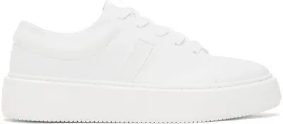 Ganni Off-white Vegea Sneakers In Egret