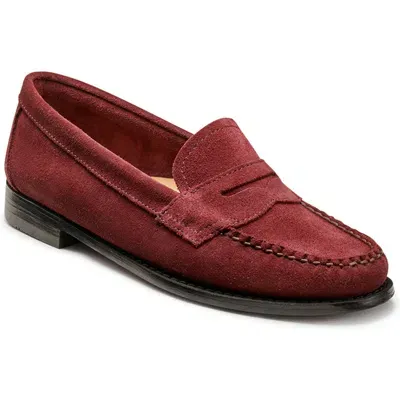 G.h.bass Willa Penny Loafer In Wine