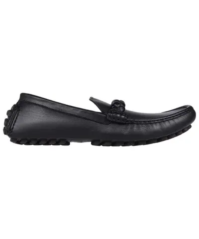 Gianvito Rossi Monza Leather Loafers In Black