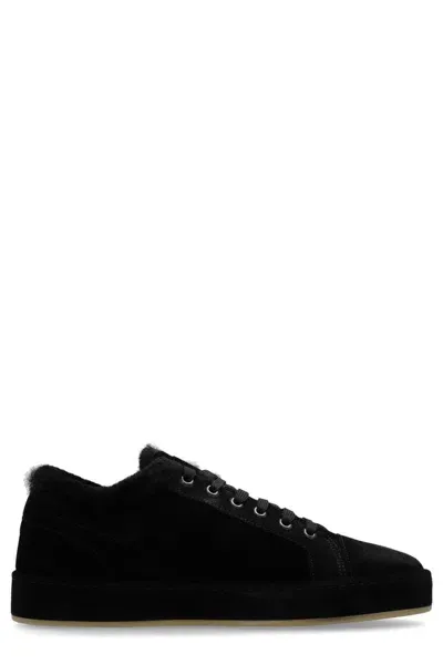 Giuseppe Zanotti City Suede Sneakers In Black