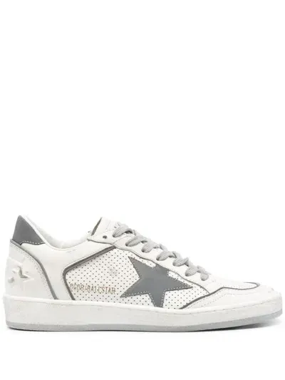 Golden Goose Ball Star Sneakers In White