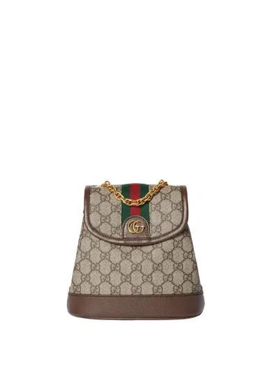 Gucci `ophidia` Handbag In Brown